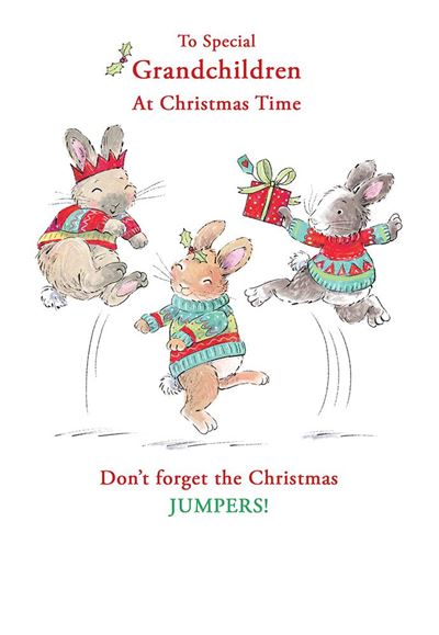 Kingfisher 'To Special Grandchildren At Christmas Time' Christmas Card