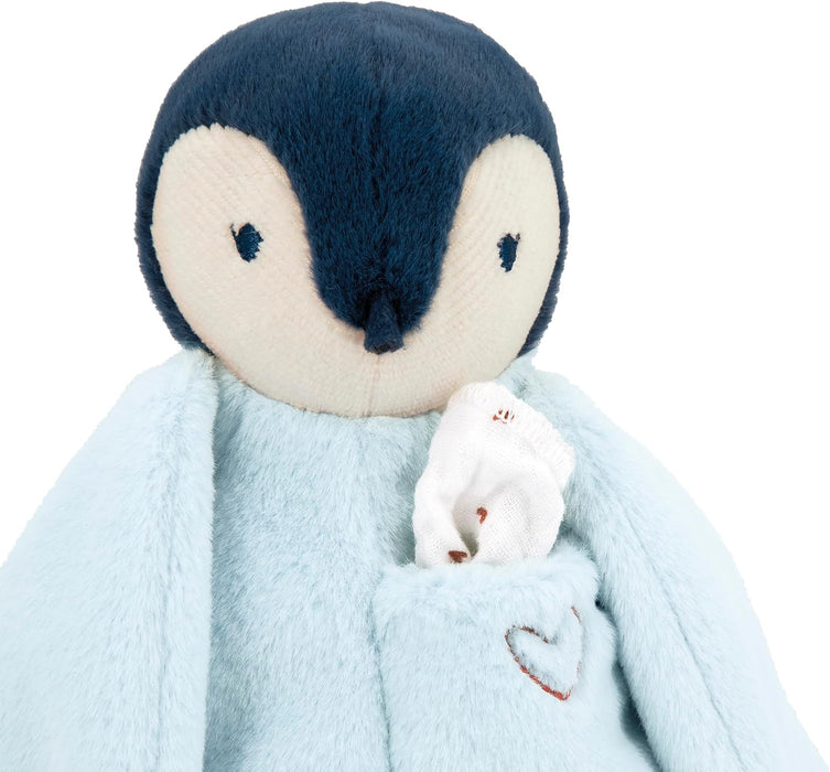 Kaloo Doudou Kissing Plush Penguin Blue