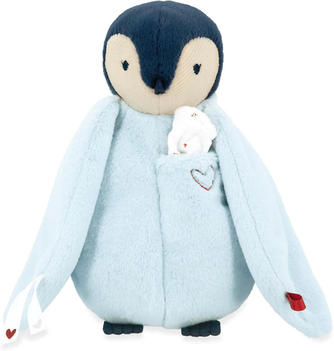 Kaloo Doudou Kissing Plush Penguin Blue