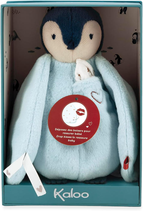 Kaloo Doudou Kissing Plush Penguin Blue