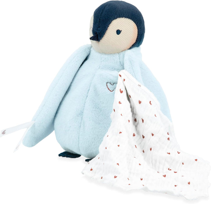 Kaloo Doudou Kissing Plush Penguin Blue