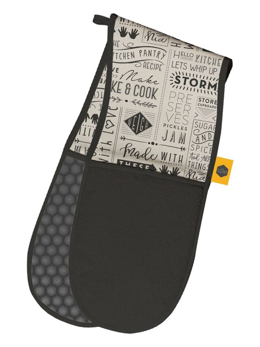 Kitchen Pantry Oven Gloves Black