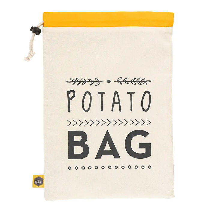 Kitchen Pantry Set Of 2 Vegetable Storage Sacks - Potato & Onion