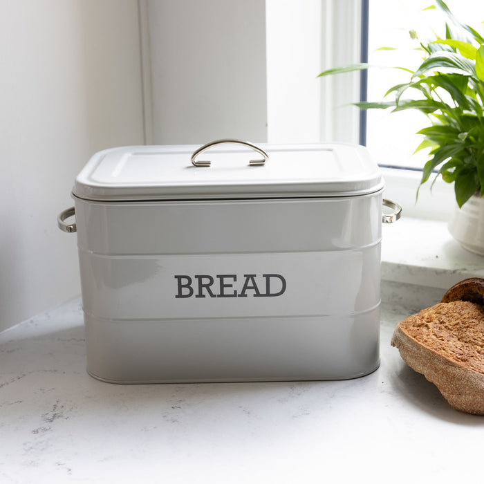 Living Nostalgia French Grey Bread Bin