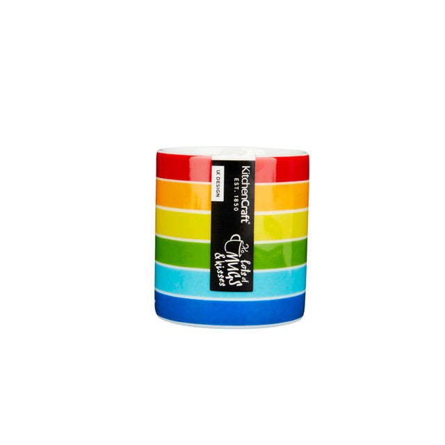 KitchenCraft Porcelain Rainbow 80ml Espresso Cup