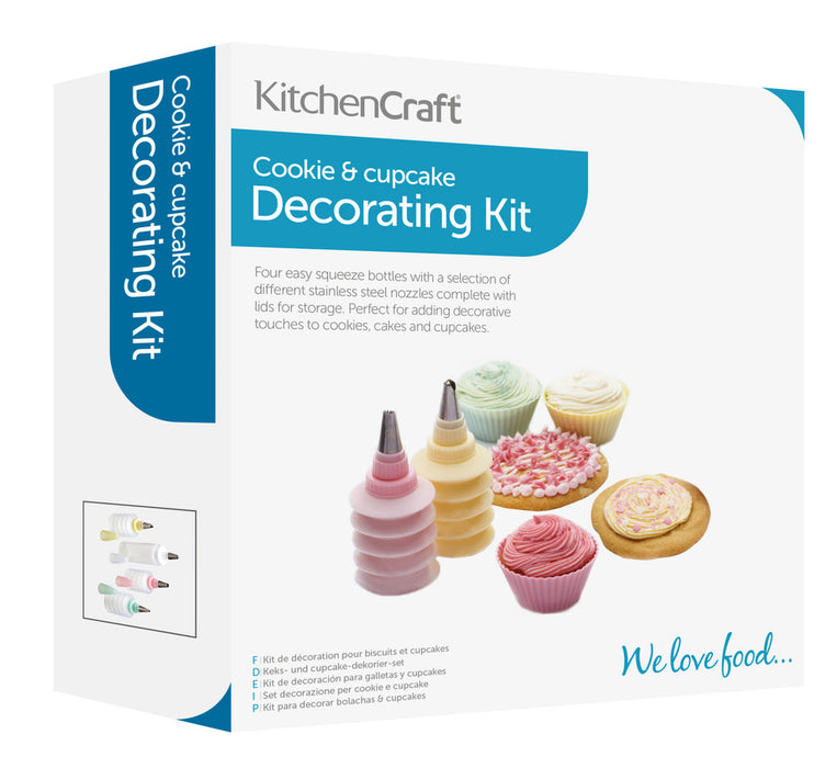 KitchenCraft Cookie And Cupcake Decorating Kit