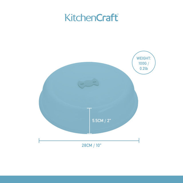 KitchenCraft Microwave 26cm Plate Cover with Air Vent