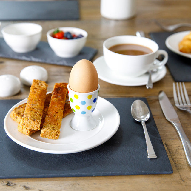 KitchenCraft Porcelain Brights Spot Egg Cup