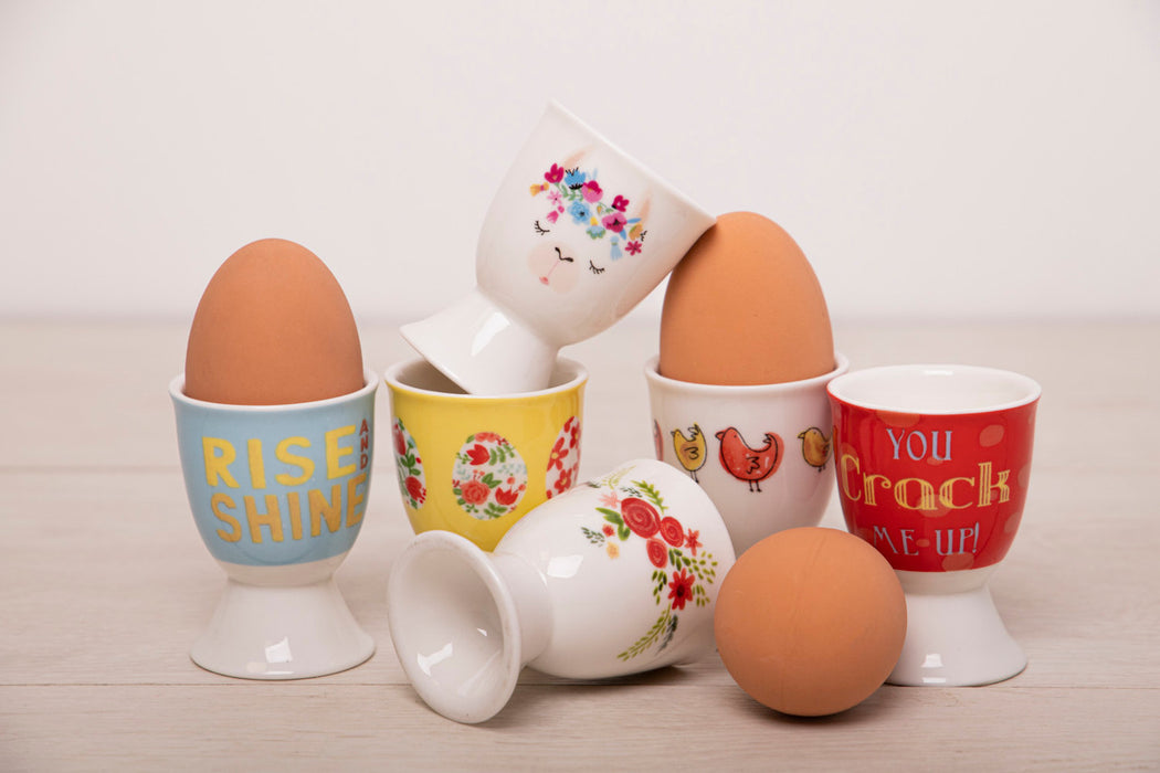 KitchenCraft Porcelain Chicks Egg Cup