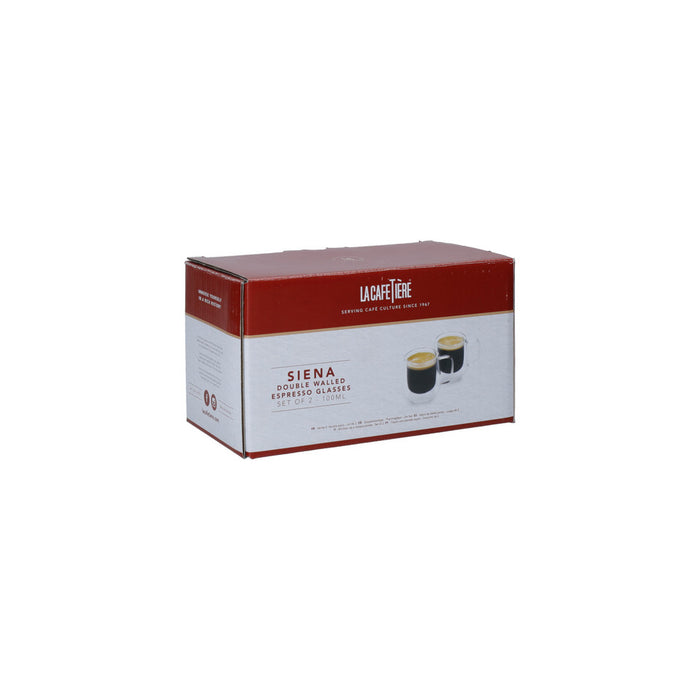 La Cafetière Double Walled Espresso Glasses