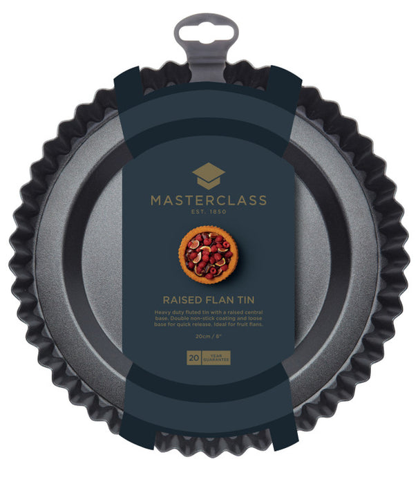MasterClass Non-Stick 20cm Raised Flan Tin