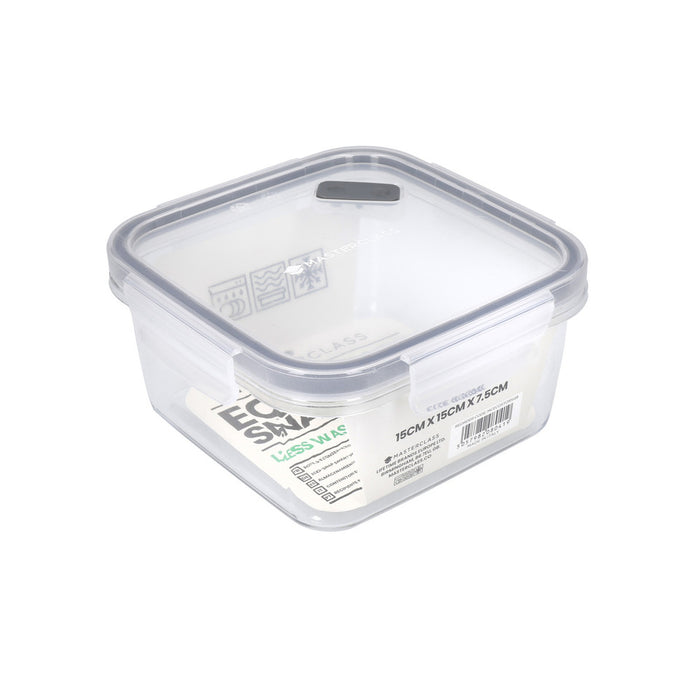 MasterClass Eco Snap Food Storage Square Container, 800ml