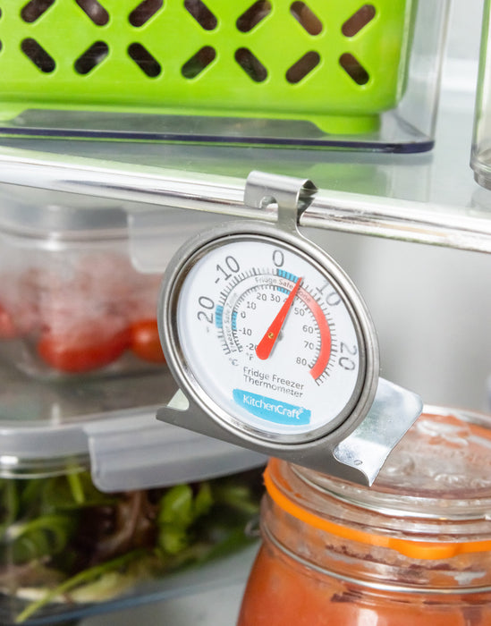 KitchenCraft Stainless Steel Fridge Thermometer