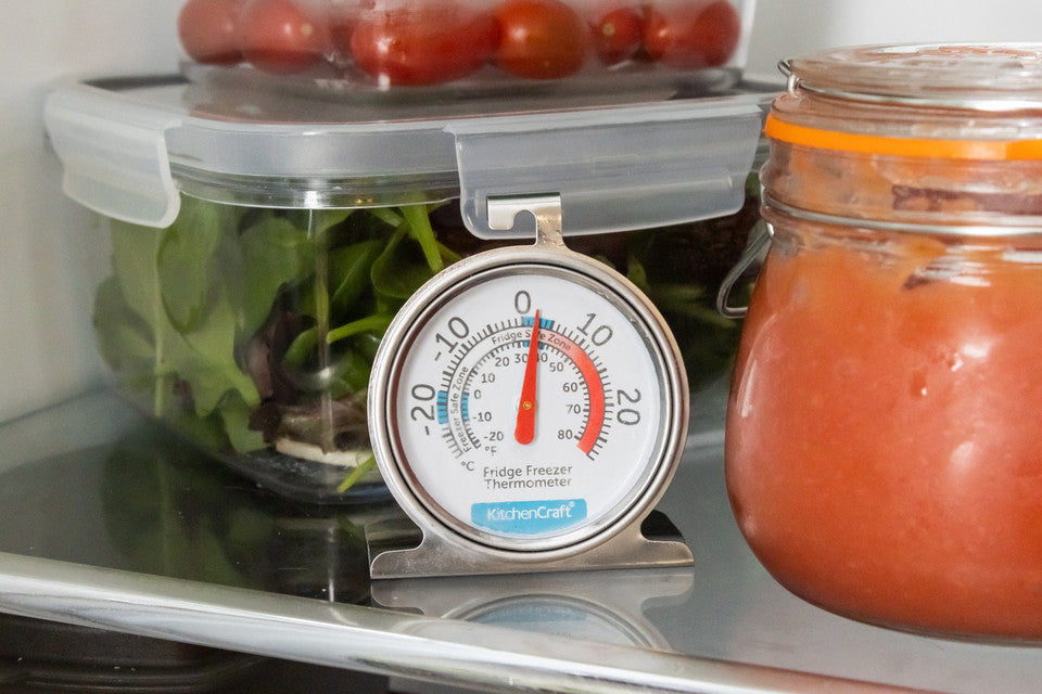 KitchenCraft Stainless Steel Fridge Thermometer