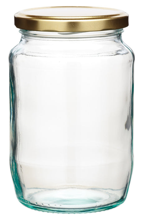 KitchenCraft Round Jam Jar with Twist-off Lid