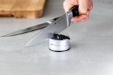 MasterClass Smart Sharp Silver Dual Knife Sharpener,