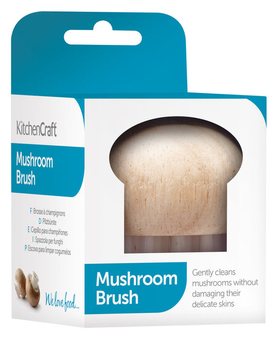 KitchenCraft Wooden Handled Mushroom Brush