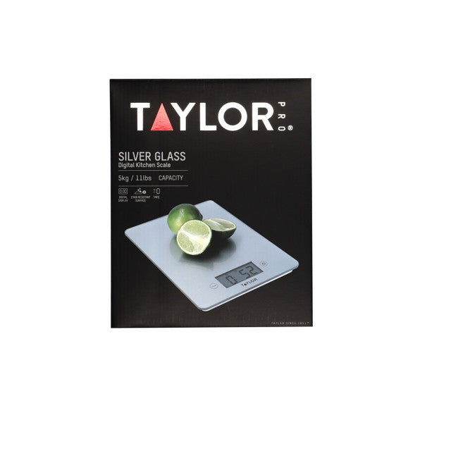 KitchenCraft Taylor Pro Glass Digital 5Kg Kitchen Scales