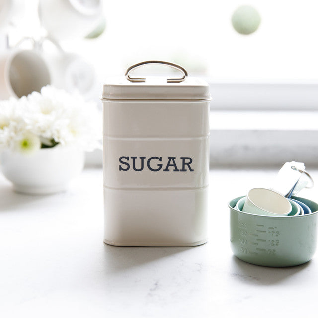 KitchenCraft Living Nostalgia Antique Cream Sugar Canister