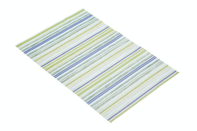 KitchenCraft Woven Green Stripe Placemat