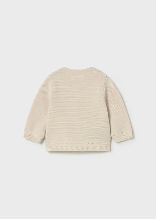 Mayoral Girls Layette Wheat Cardigan