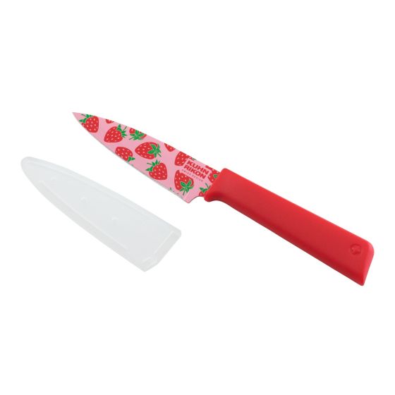Kuhn Rikon Colori®+ Funky Fruit Paring Knife Strawberry
