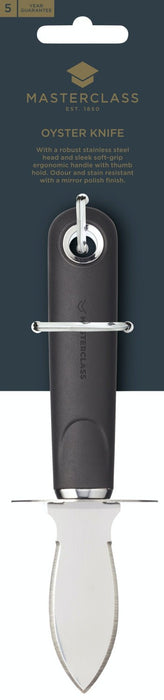 MasterClass Soft Grip Stainless Steel Oyster Knife
