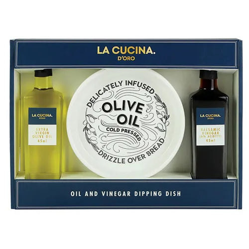 Creme d'Or La Cucina Oil & Vinegar Dipping Dish Gift Set