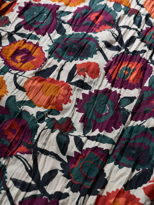 Seasalt Women's Larissa Shirt In Figurative Floral Aran