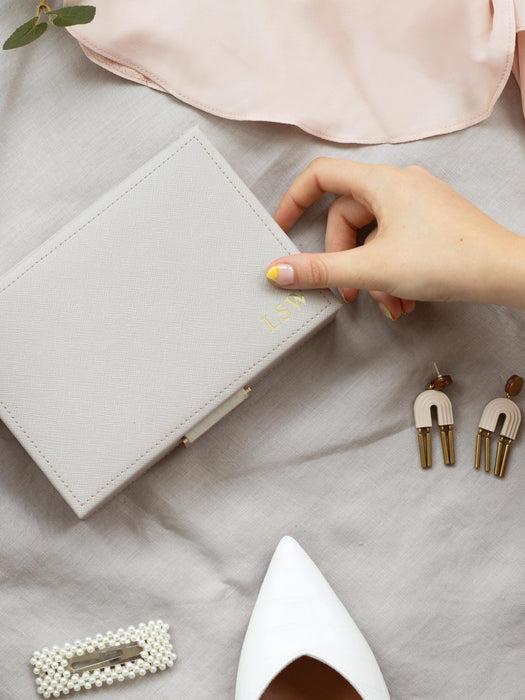 Stackers Taupe Mini Jewellery Box Lid