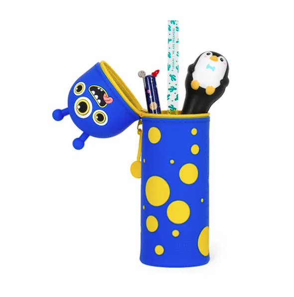 Legami "Kawaii" 2-in-1 Silicone Pencil Case