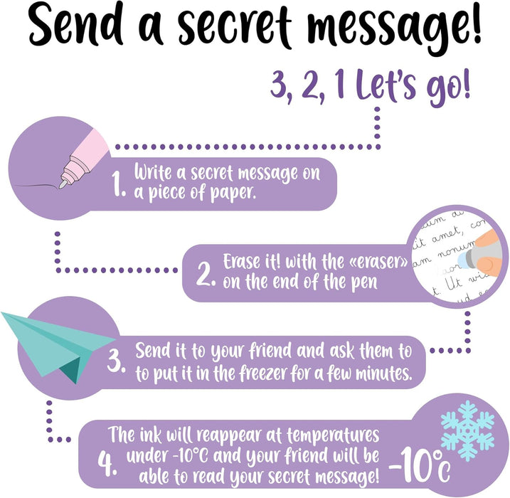 Legami Set of 3 Erasable Gel Pens - The Boo Crew