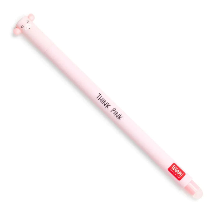 Legami Erasable Pink Piggy Gel Pen