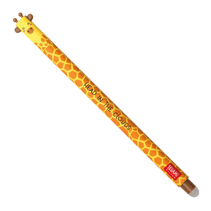 Legami Erasable Black Giraffe Gel Pen