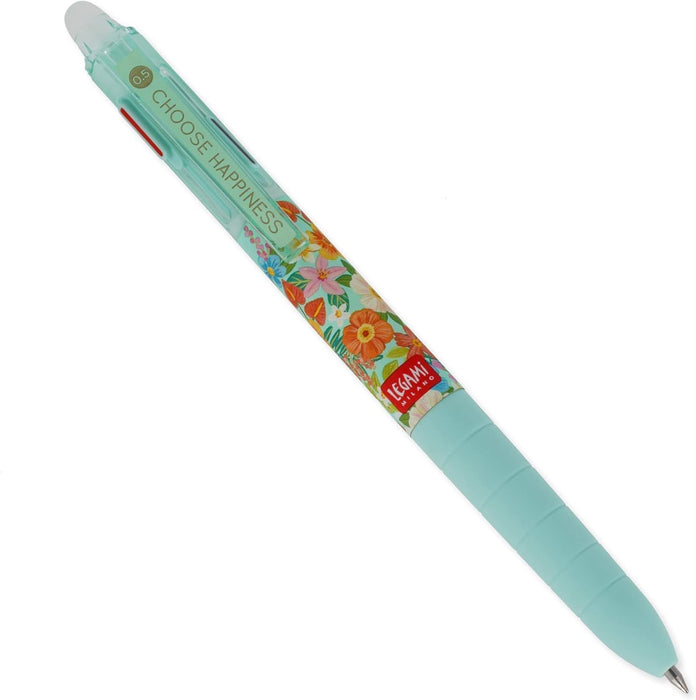 Legami Erasable Gel Pen 3 Colours Flowers Theme