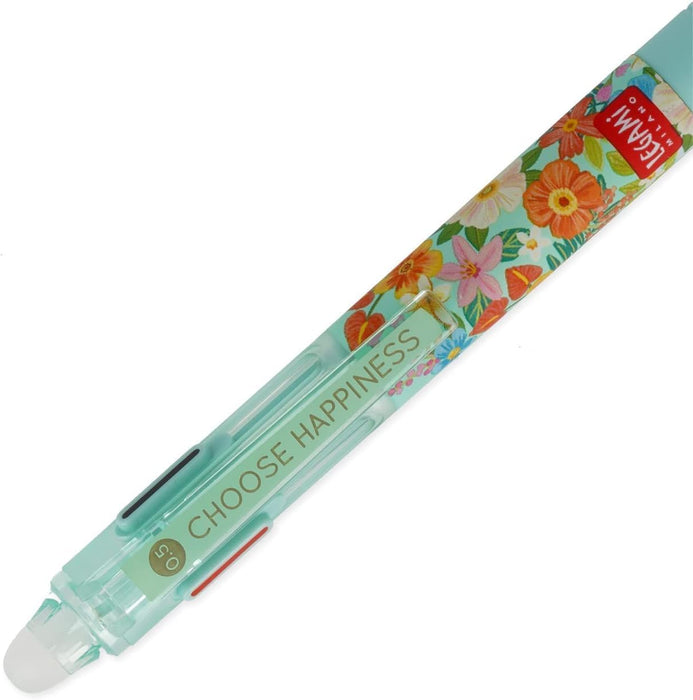 Legami Erasable Gel Pen 3 Colours Flowers Theme