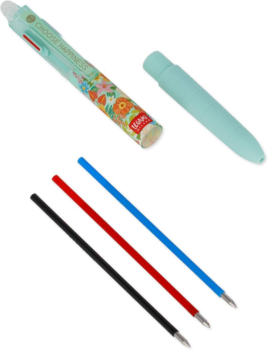 Legami Erasable Gel Pen 3 Colours Flowers Theme