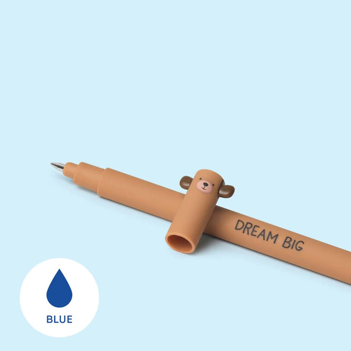 Legami Erasable Blue Bear Gel Pen