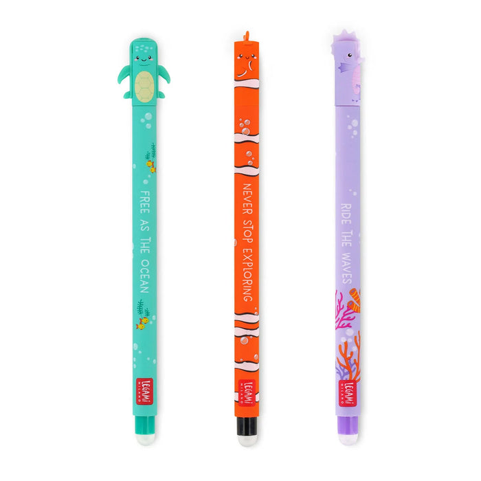 Legami Under The Sea Set of 3 Erasable Gel Pens