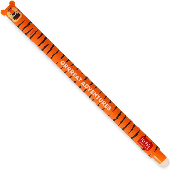 Legami Erasable Orange Tiger Gel Pen