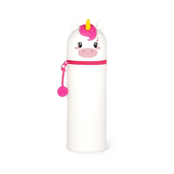 Legami Kawaii 2 in 1 Soft Silicone Unicorn Pencil Case