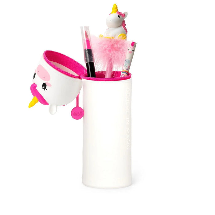 Legami Kawaii 2 in 1 Soft Silicone Unicorn Pencil Case