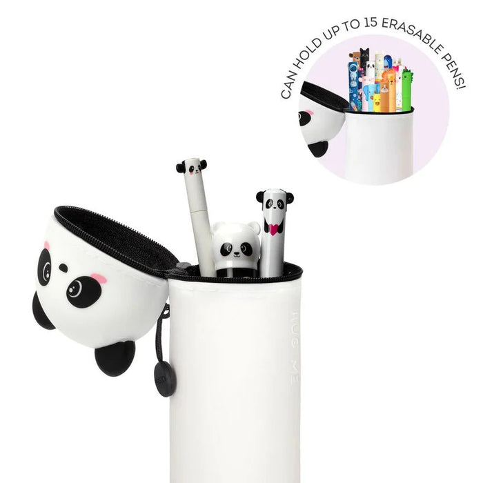 Legami Kawaii 2 in 1 Soft Silicone Panda Pencil Case