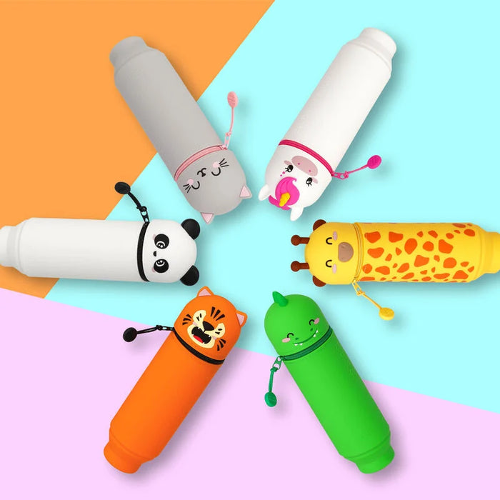 Legami Kawaii 2 in 1 Soft Silicone Panda Pencil Case