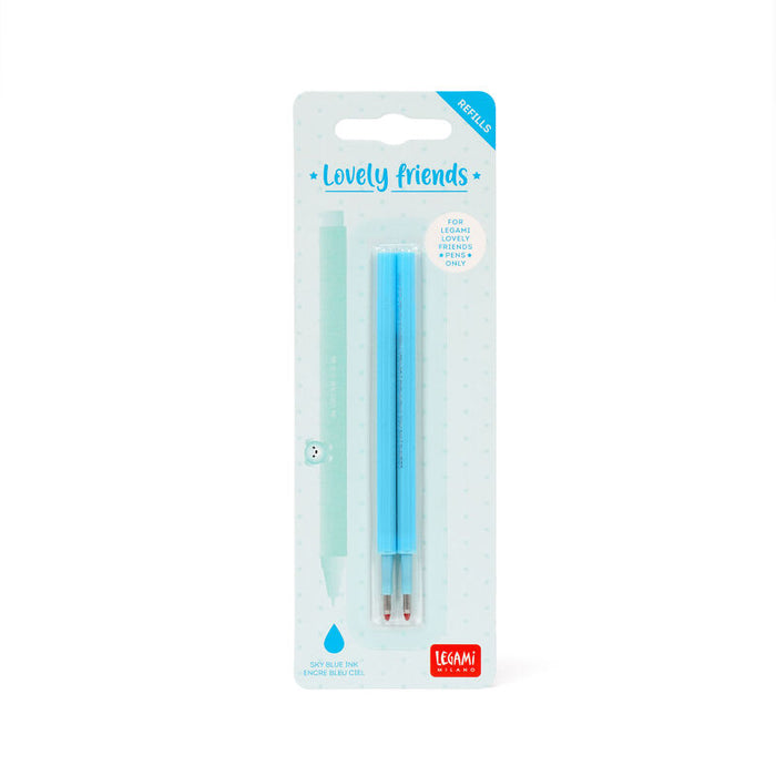 Legami Lovely Friends Sky Blue Refills For Gel Pen Set Of 2