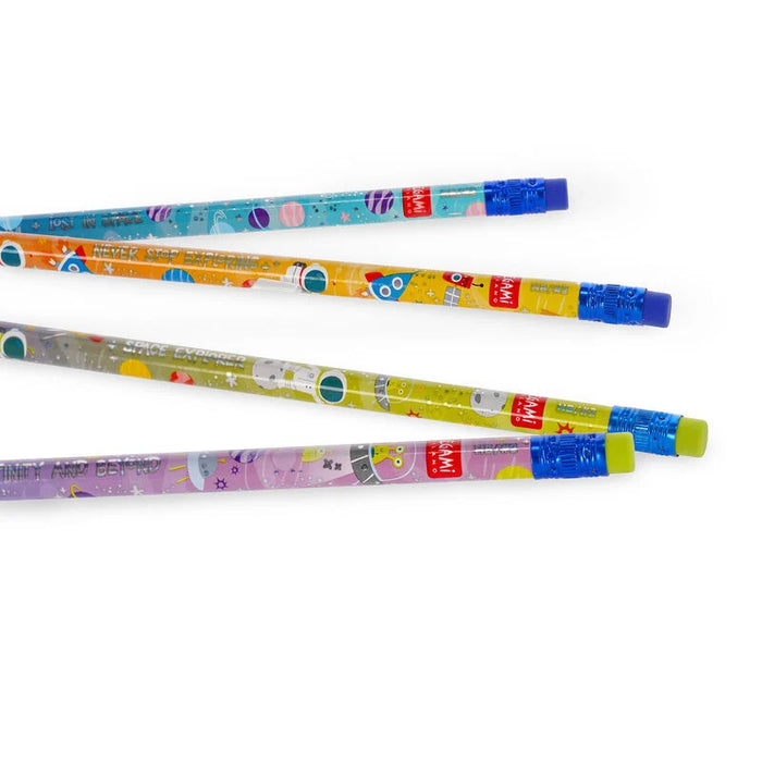 Legami Scented HB Graphite Smelling Good! Space Pencils Set Of 4