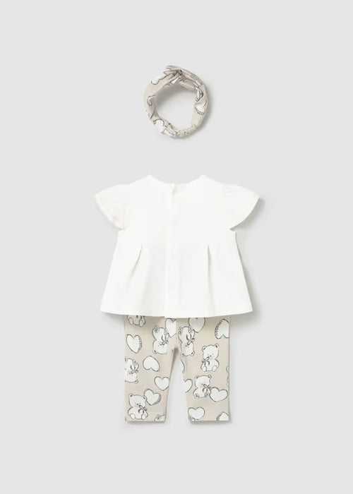 Mayoral Layette Girls Wheat Leggings Set