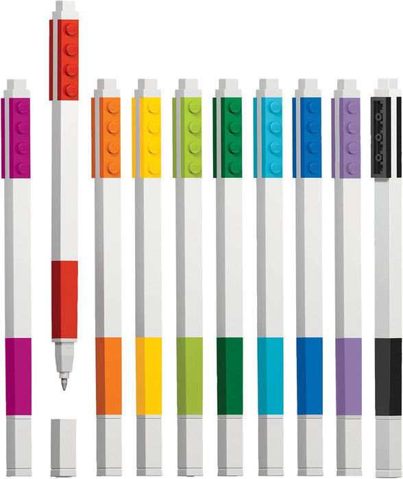 LEGO Stationery 10 Pack Gel Pens