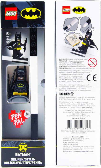 LEGO Black Gel Pen With Batman Minifigure