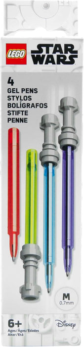 LEGO Star Wars Lightsabres Gel Pen Set (4 Pack)